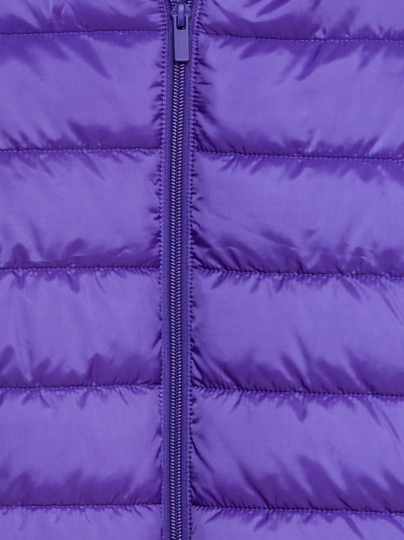 Anorak acolchado con capucha PURPURA - Kiabi