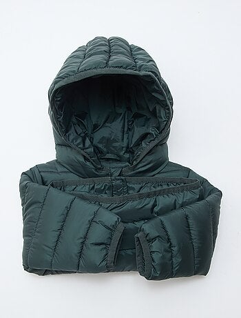 Anorak acolchado con capucha