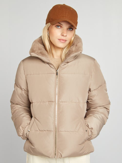 Anorak acolchado con cuello alto - Kiabi