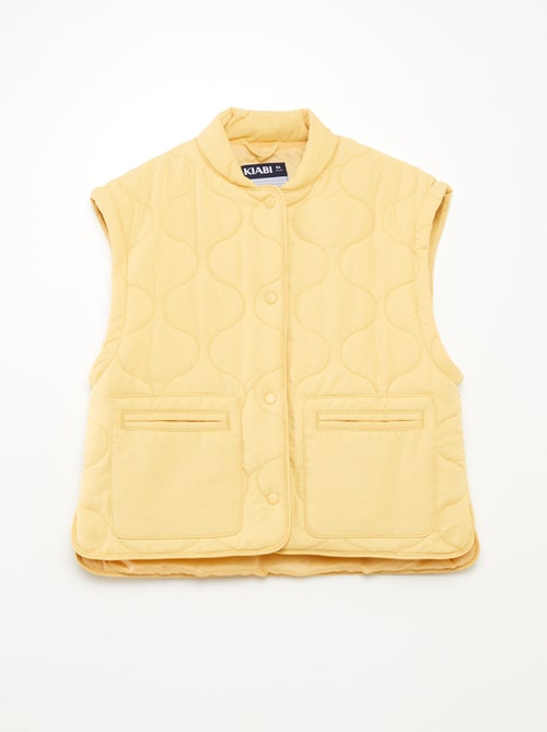 Anorak acolchado con mangas extraíbles - Kiabi