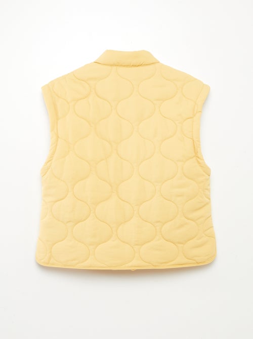 Anorak acolchado con mangas extraíbles - Kiabi