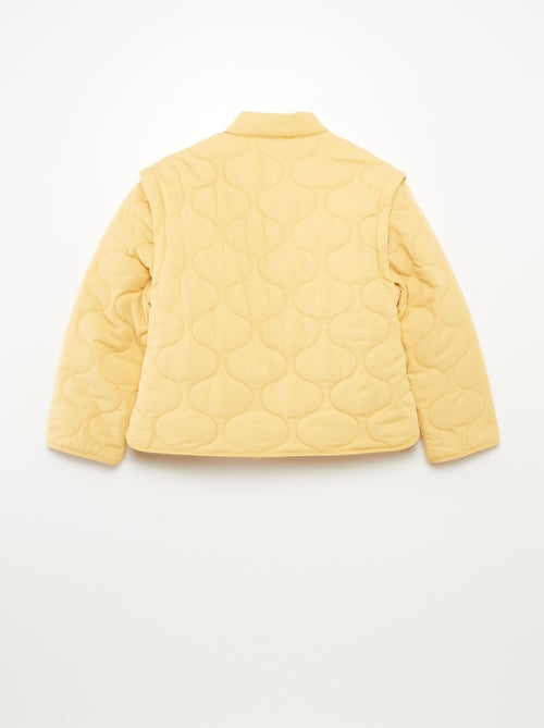 Anorak acolchado con mangas extraíbles - Kiabi