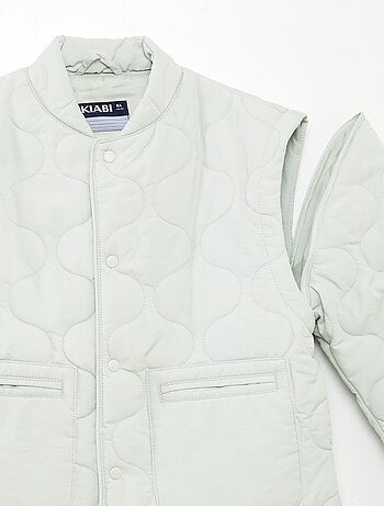 Anorak acolchado con mangas extraíbles