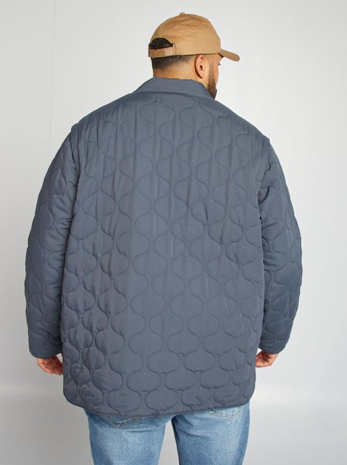 Anorak acolchado con mangas extraíbles - Kiabi