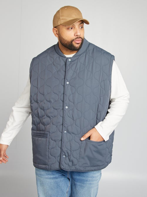 Anorak acolchado con mangas extraíbles - Kiabi