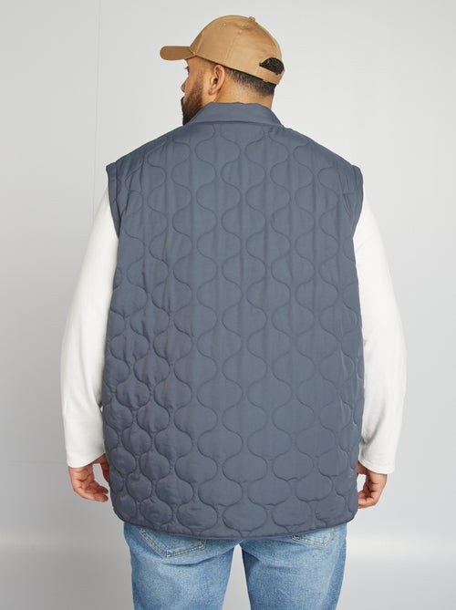 Anorak acolchado con mangas extraíbles - Kiabi