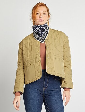 Anorak acolchado con mangas extraíbles