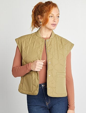 Anorak acolchado con mangas extraíbles