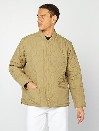 Anorak acolchado con mangas extraíbles