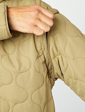 Anorak acolchado con mangas extraíbles