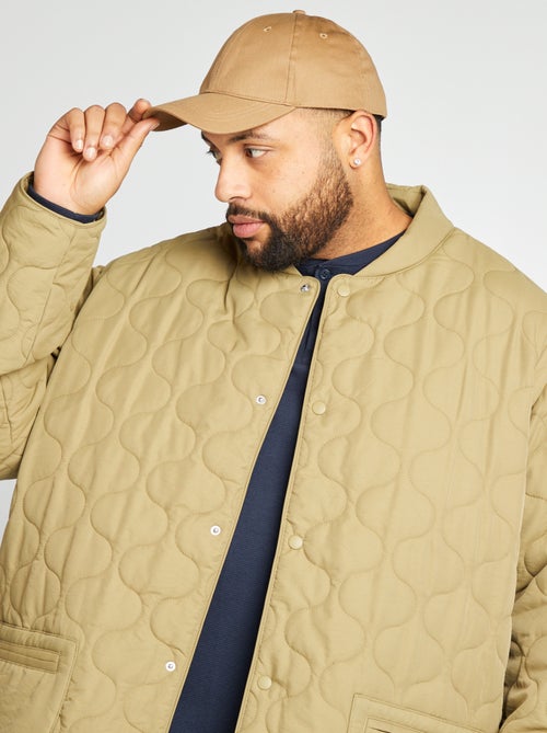 Anorak acolchado con mangas extraíbles - Kiabi