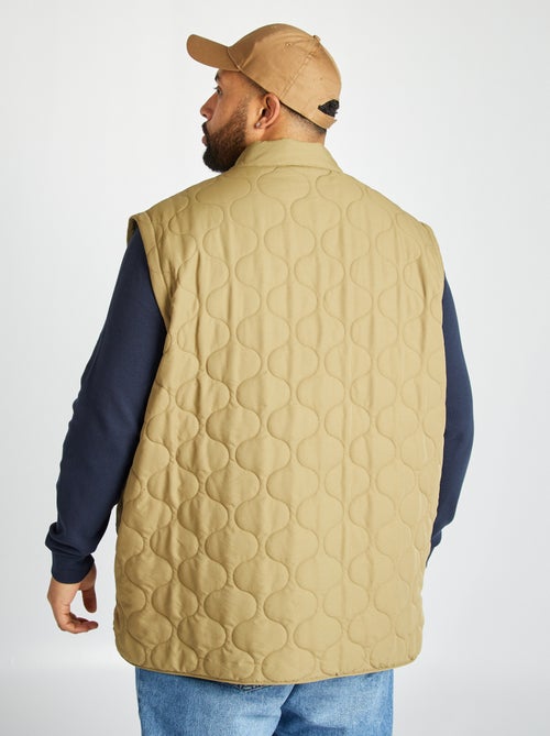 Anorak acolchado con mangas extraíbles - Kiabi