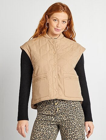 Anorak acolchado con mangas extraíbles