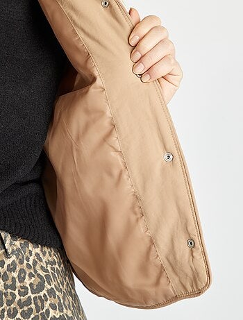 Anorak acolchado con mangas extraíbles