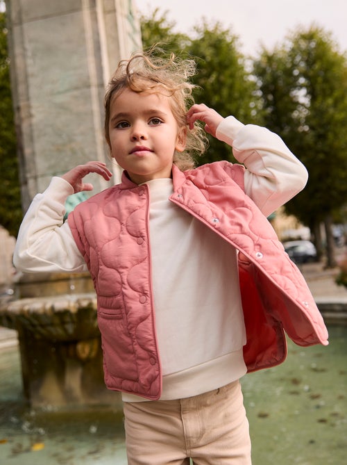 Anorak acolchado con mangas extraíbles - Kiabi