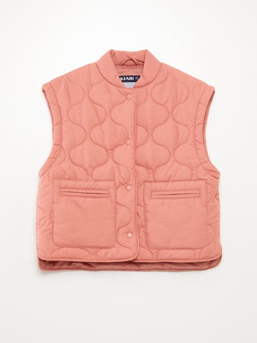 Anorak acolchado con mangas extraíbles - Kiabi