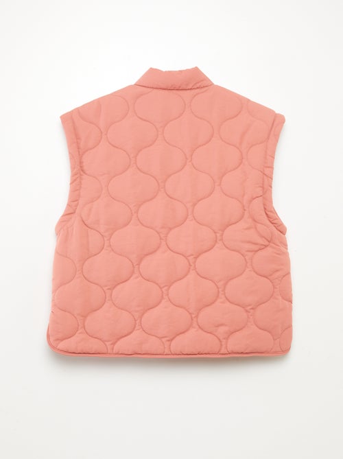 Anorak acolchado con mangas extraíbles - Kiabi