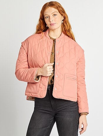 Anorak acolchado con mangas extraíbles