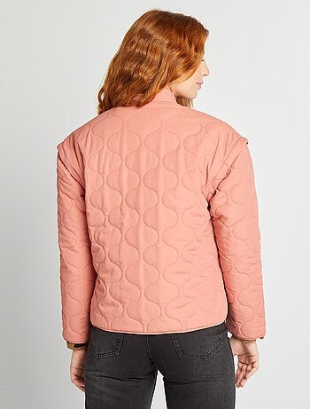 Anorak acolchado con mangas extraíbles