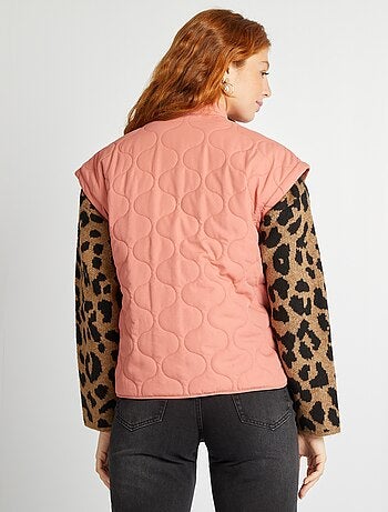 Anorak acolchado con mangas extraíbles