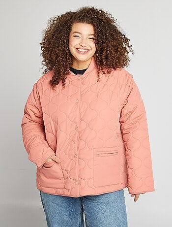 Anorak acolchado con mangas extraíbles