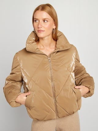 Anorak acolchado de efecto satinado 'JDY'