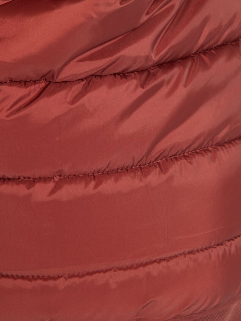 Anorak acolchado impermeable ROJO - Kiabi