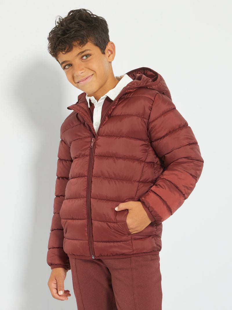 Anorak acolchado impermeable ROJO - Kiabi