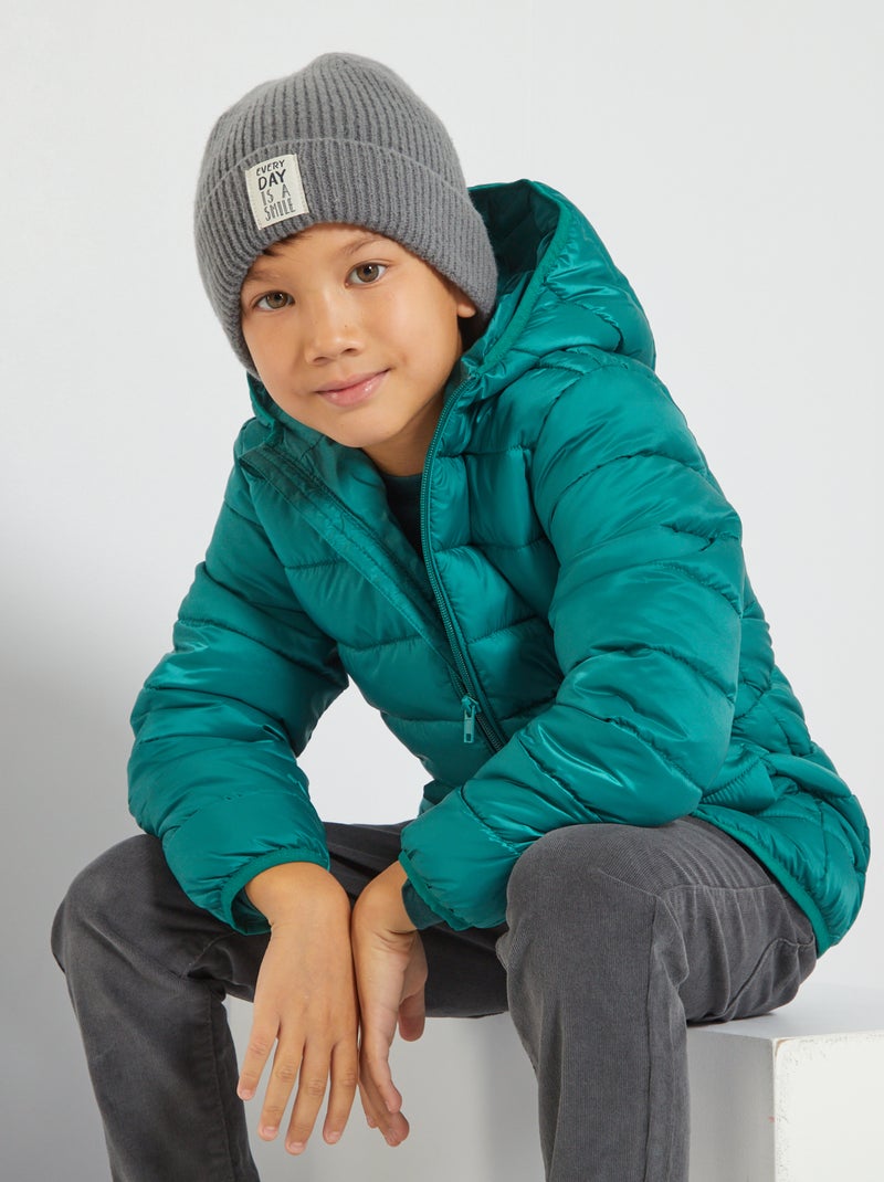 Anorak acolchado impermeable VERDE - Kiabi