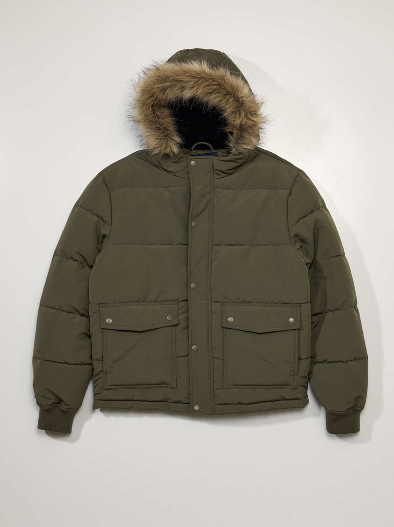 Anorak acolchado KAKI - Kiabi
