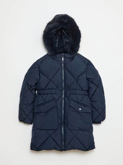 Anorak acolchado midi cálido e hidrófugo - Kiabi