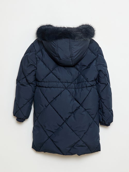 Anorak acolchado midi cálido e hidrófugo - Kiabi