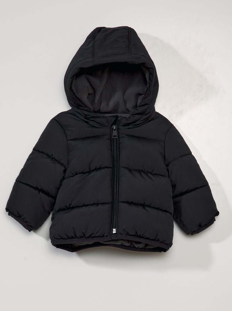 Anorak acolchado Negro - Kiabi