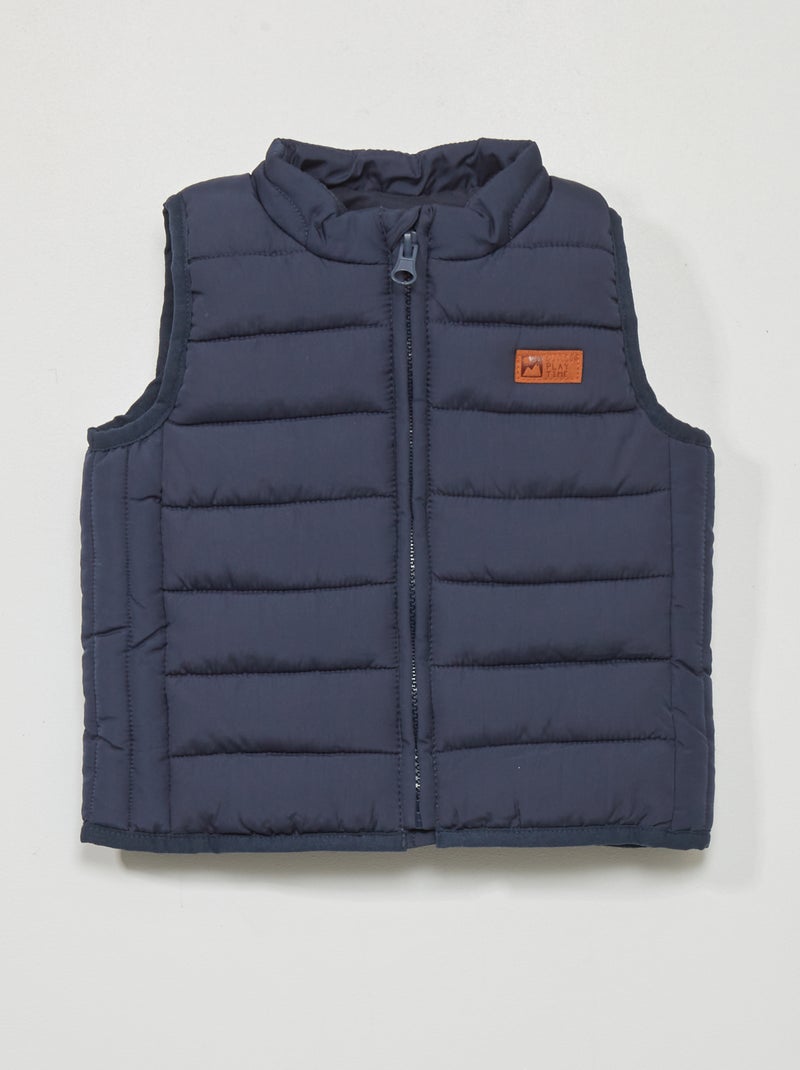 Anorak acolchado sin mangas NEGRO - Kiabi