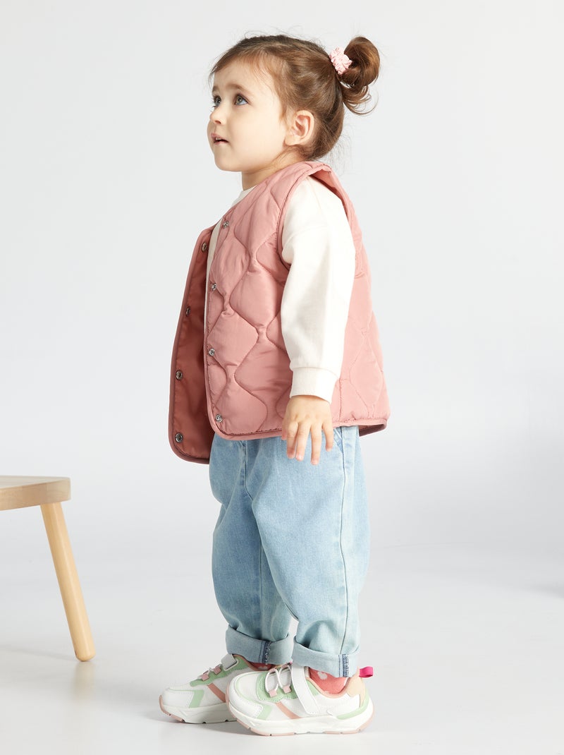 Anorak acolchado sin mangas ROSA - Kiabi