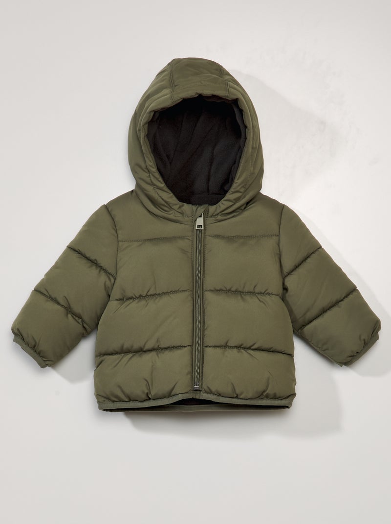 Anorak acolchado verde liquen - Kiabi