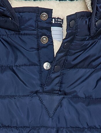 Anorak cálido con capucha - Fácil de Poner