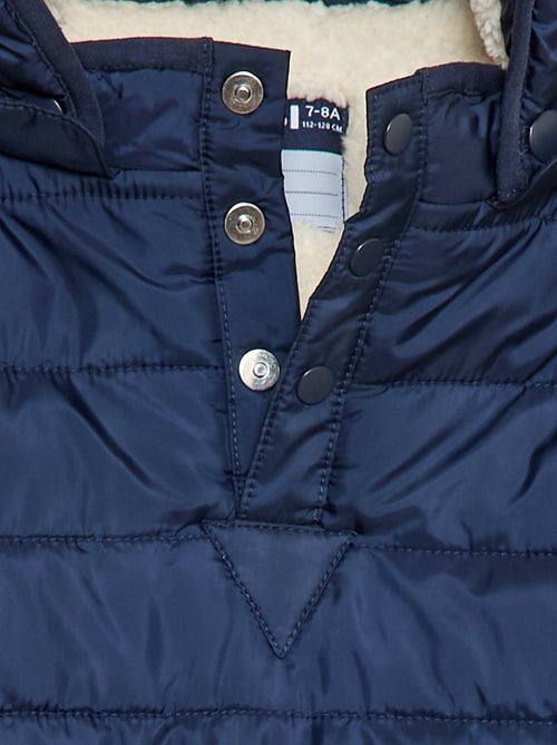 Anorak cálido con capucha - So Easy - Kiabi