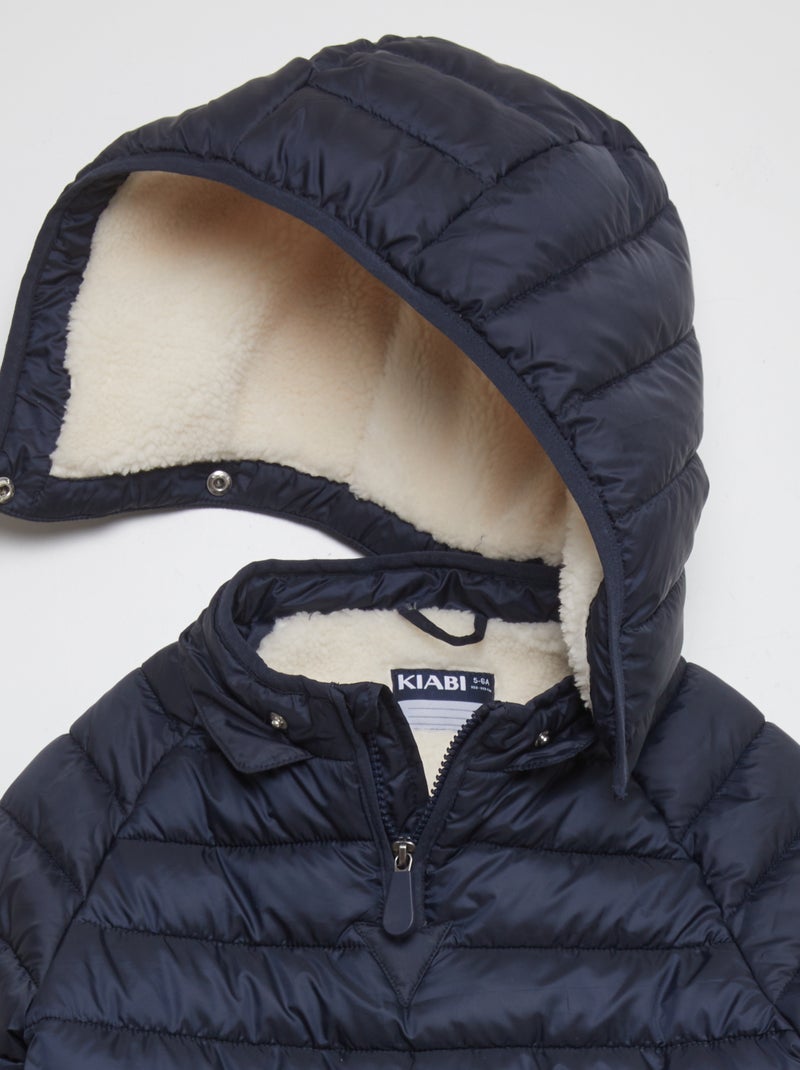 Anorak con capucha - So Easy azul - Kiabi