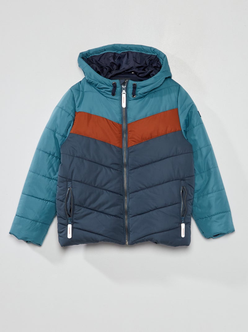 Anorak con capucha AZUL - Kiabi