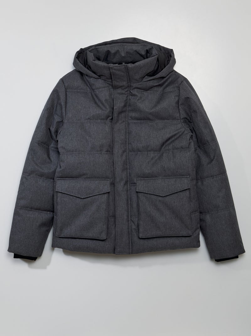 Anorak con capucha GRIS - Kiabi