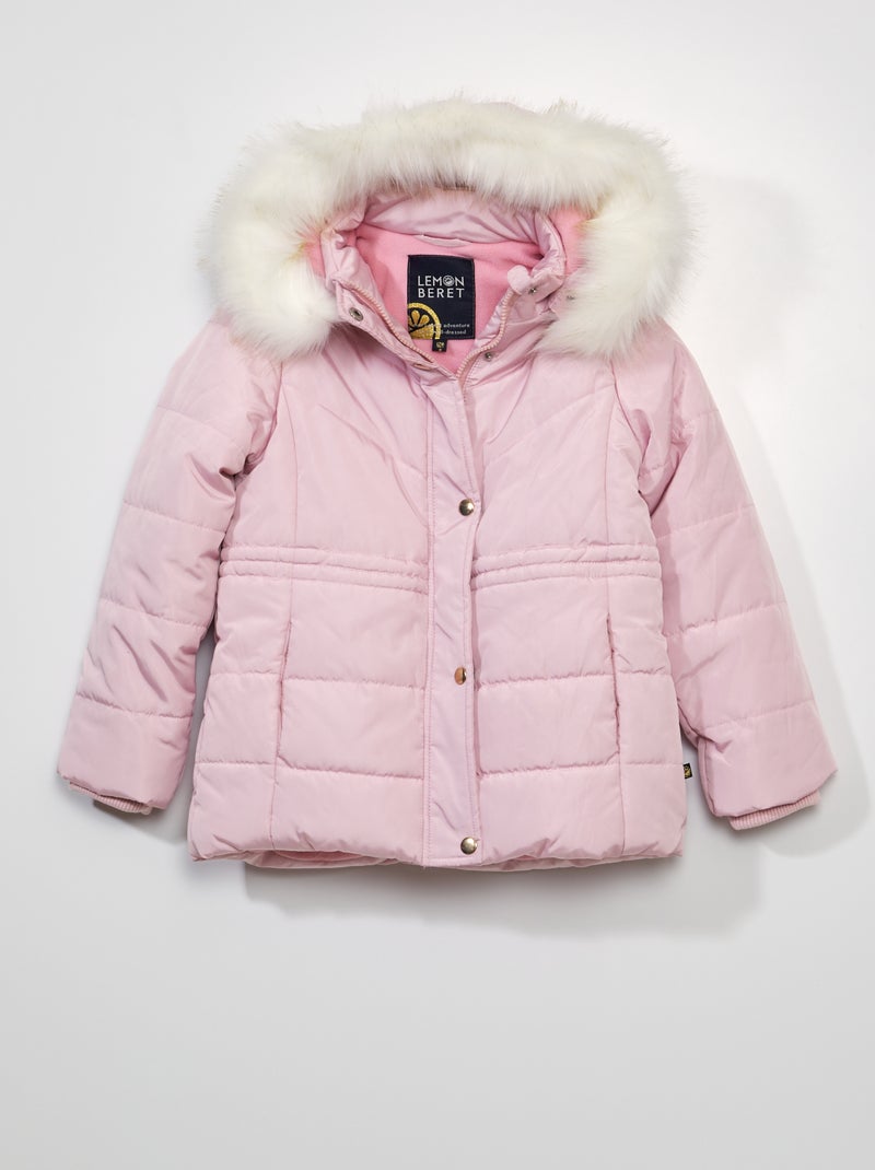 Anorak con capucha ROSA - Kiabi