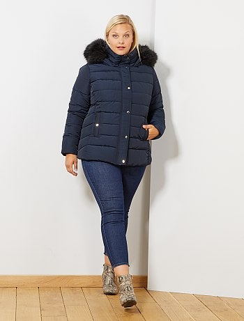 Anorak con cremallera y capucha - Kiabi