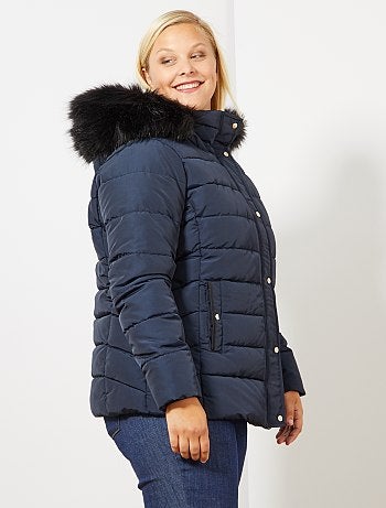 Anorak con cremallera y capucha - Kiabi