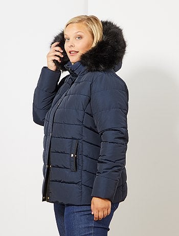 Anorak con cremallera y capucha - Kiabi