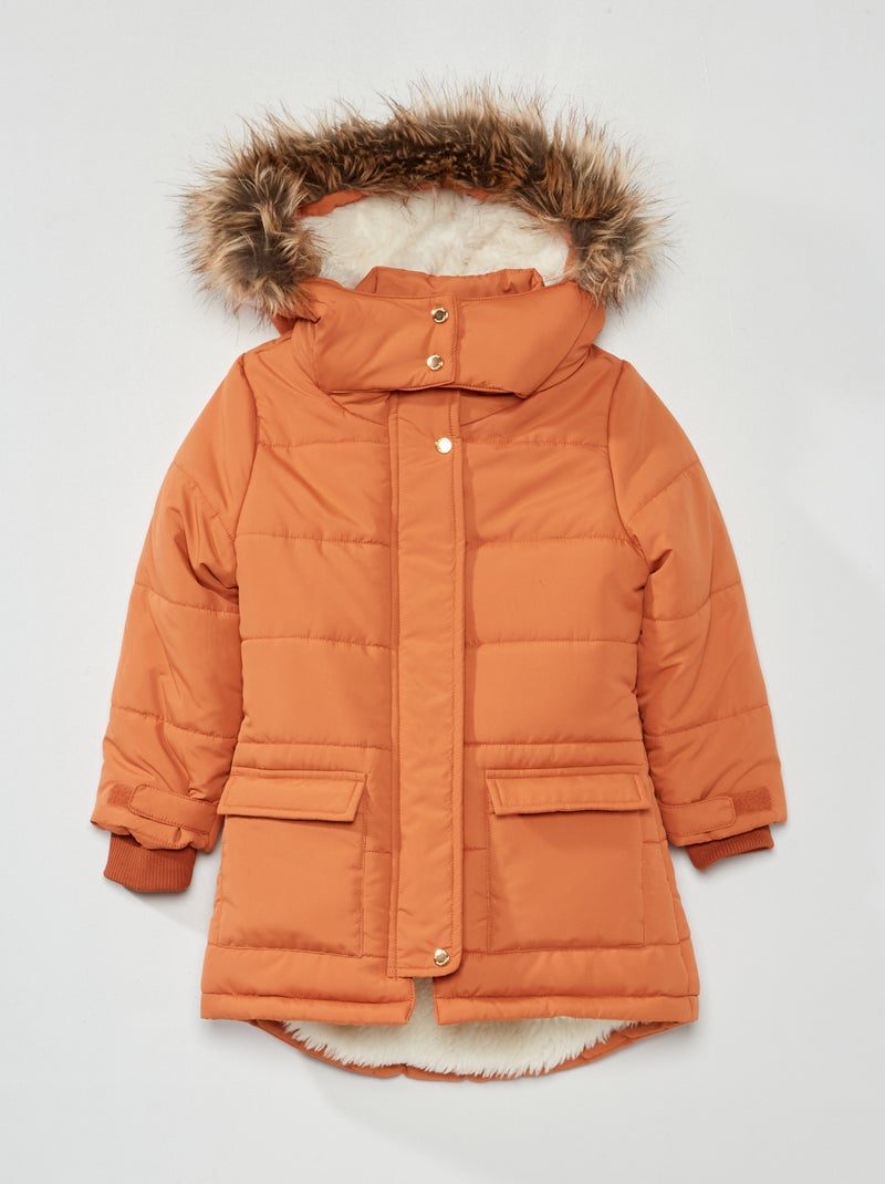 Anorak con forma de parka ROSA - Kiabi
