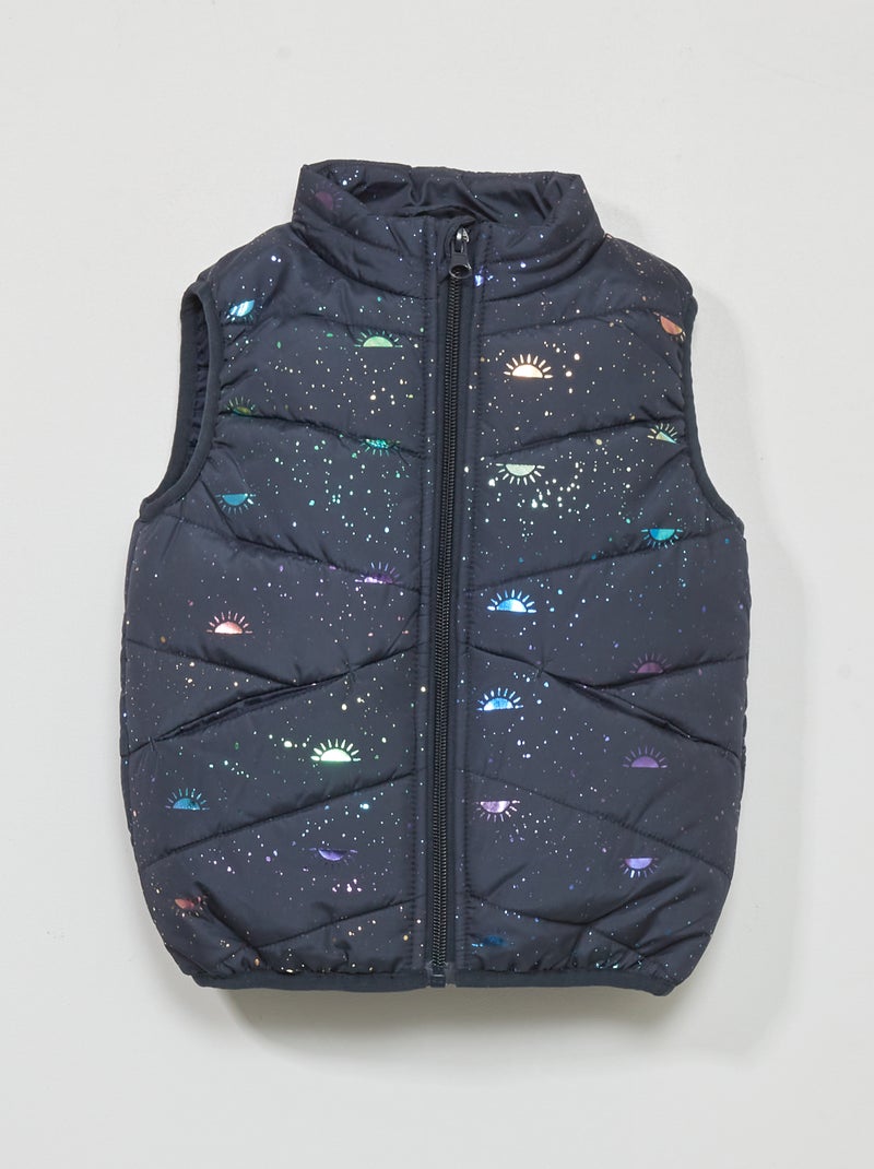 Anorak con motivos irisados AZUL - Kiabi