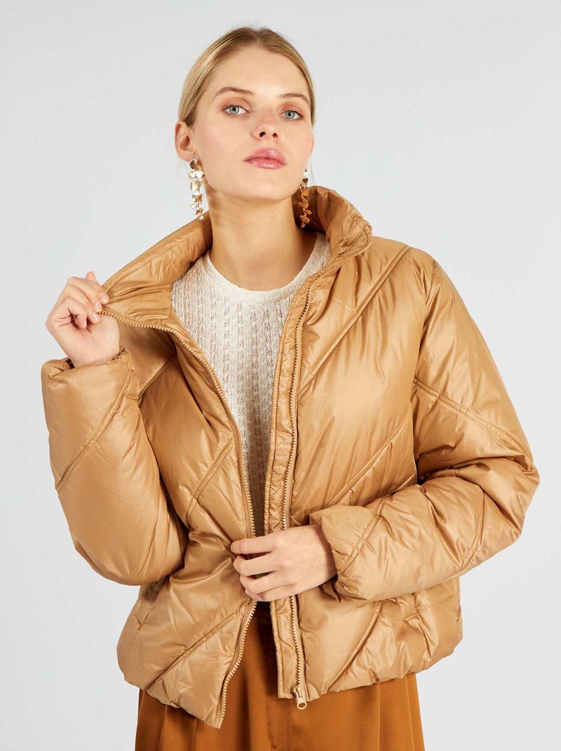 Anorak corto acolchado 'JDY' AMARILLO - Kiabi