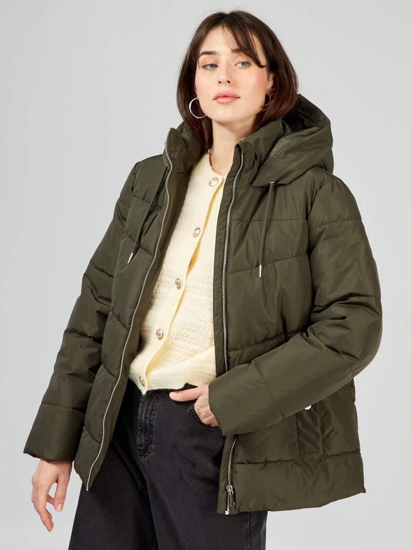 Anorak corto con capucha 'JDY' KAKI - Kiabi