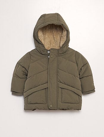 Anorak de borreguito con capucha